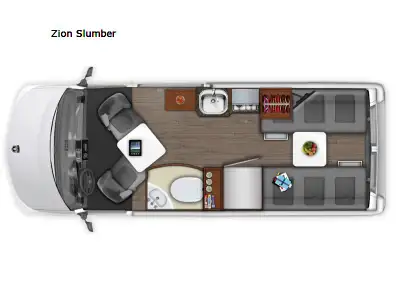 Please Call Us At 613.851.7326 with any questions? Roadtrek Class B gas motorhome Zion Slumber highl...