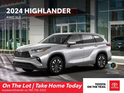 2024 Toyota Highlander ON GROUND - XLE; SHOWROOM SPECIAL!! LEATH