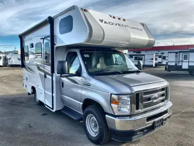 Embark on your next journey with the Adventurer 19RD Class C Motorhome. This gas-powered motorhome c...