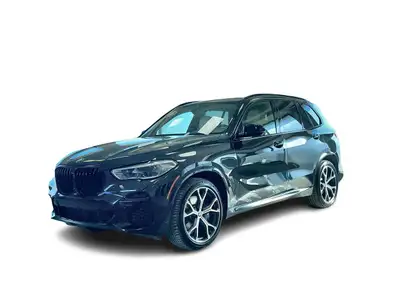 Recent Arrival! 2022 BMW X5 xDrive40i Black Sapphire Metallic Ivory White w/Vernasca Leather Upholst...