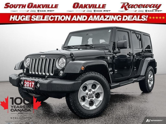 2017 Jeep Wrangler UNLIMITED SAHARA | HEATED SEATS | 1 OWNER | in Cars & Trucks in Oakville / Halton Region