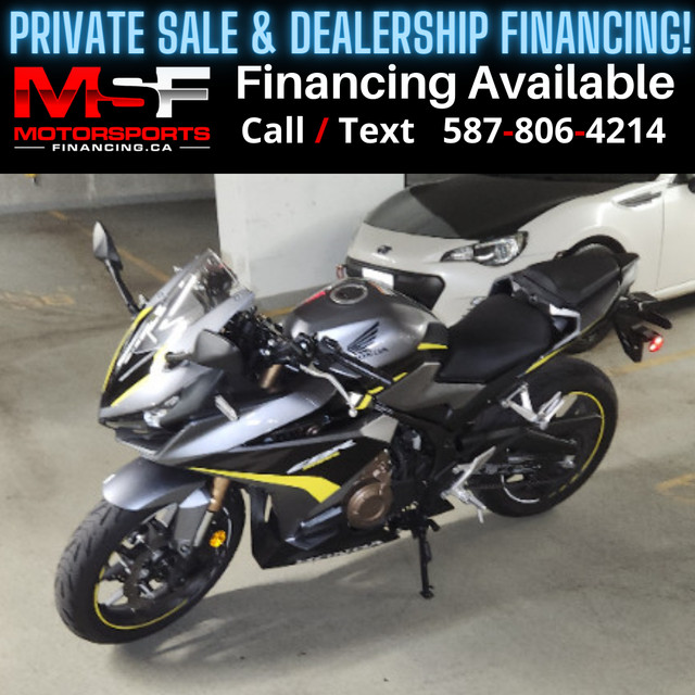 2022 HONDA CBR500R (FINANCING AVAILABLE) in Sport Bikes in Strathcona County