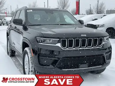 This 2025 JEEP GRAND CHEROKEE LAREDO 4X4 has the following options Cloth Seats, Heated Front Seats,...