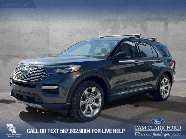 2020 Ford Explorer Platinum LEATHER* MOONROOF* CARPLAY* NAVI in Cars & Trucks in Banff / Canmore