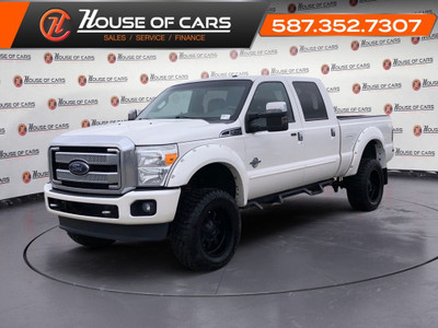  2014 Ford F-350 Platinum / Leather / Sunroof / Lifted