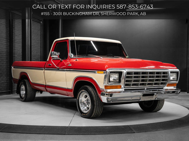 1977 Ford F-150 Custom | US Mag Rims | Pioneer Deck | Red/Cream in Classic Cars in Strathcona County