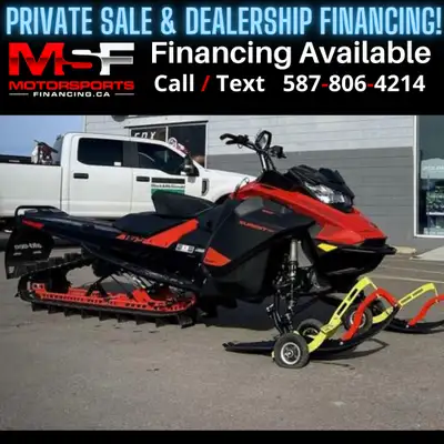 FINANCE ANYTHING IN CANADA PRIVATE SALE & DEALERSHIP FINANCING CALL / TEXT 587-806-4214 APPLY NOW @...