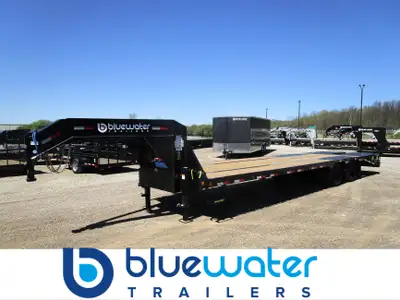 Load Trail Gooseneck Low-Pro Trailer w/12in. 19 lb I-Beam Frame 24,000 Lb is $29,862.00 ! Ord: 73426...