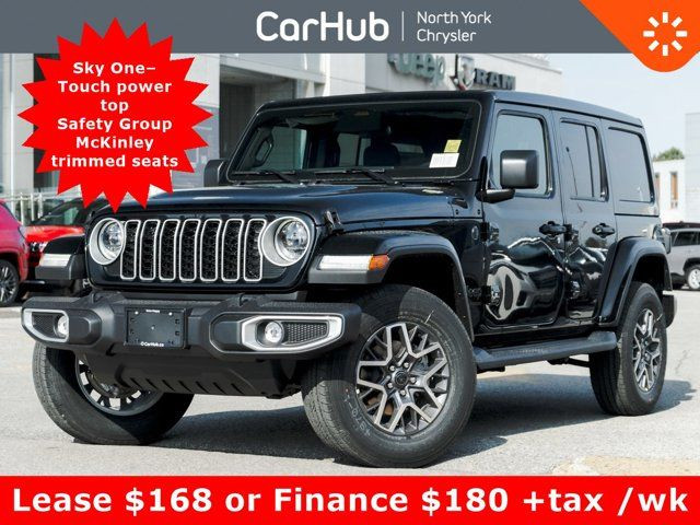2025 Jeep Wrangler Sahara Sky 1–Touch power top Safety Group in Cars & Trucks in City of Toronto