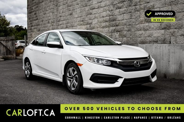 2018 Honda Civic Sedan LX CVT • LOW MILEAGE • PREMIUM AUDIO in Cars & Trucks in Kingston