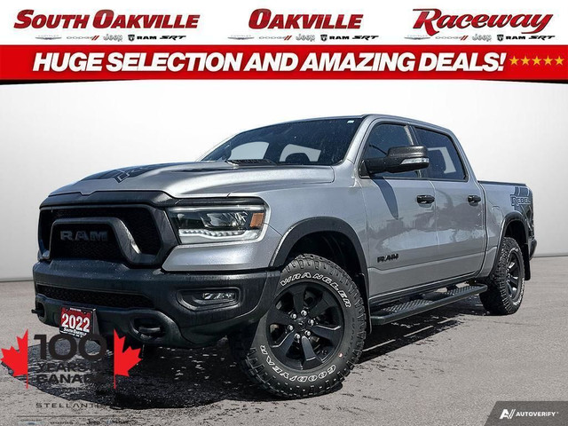 2022 Ram 1500 REBEL NIGHT CREW CAB | CARPLAY | BACKUP CAM | 5.7L in Cars & Trucks in Oakville / Halton Region