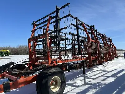 Location: Horizon Ag & Turf Barrhead 1997 RITE WAY 8077, 78' WORKING WIDTH, 5 BAR HARROW, 9/16in. TI...