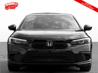 This sleek 2022 Honda Civic LX CVT is a head-turner! With its stylish black exterior and comfortable... (image 2)