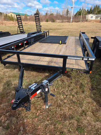 2025 Gatormade 16FT car hauler/lowboy. These trailers are currently in stock at our Truro location a...