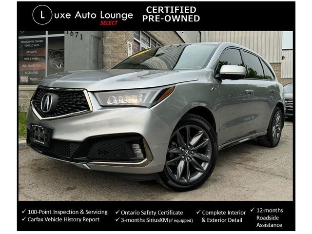 2019 Acura MDX A-Spec, LEATHER, SUNROOF, NAV, LOADED! in Cars & Trucks in Ottawa