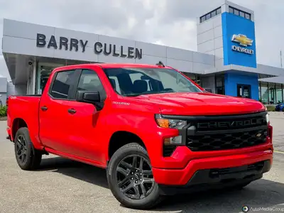 The new 2025 Chevrolet Silverado 1500 Crew Cab Short Box Custom is here, complete with a captivating...