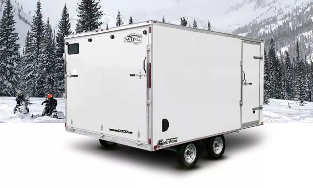 2024 GATOR 101 x 12' Gator Snowmobile trailer Cargo / enclosed dans Remorques utilitaires  à Cap Breton