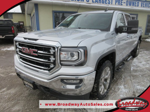 2017 GMC Sierra 1500 LOADED SLT-Z71-EDITION 5 PASSENGER 6.2L - V8.. 4X4.. CREW-CAB.. SHORTY.. LEATHER.. HEATED/AC SEATS.. POWER PEDALS.. BACK-UP CAME