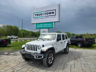 2023 Jeep Wrangler Unlimited Sahara with 3.6L and only 50,598kms! Colour match hard top, 18 alloys,...