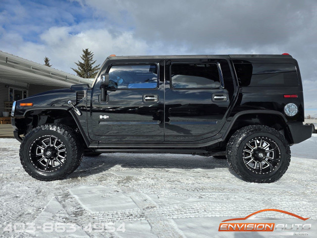 2006 Hummer H2 SUV LUXURY PKG \ AIR SUSP \ REAR DVD \ ONE OWNER in Cars & Trucks in Calgary - Image 3