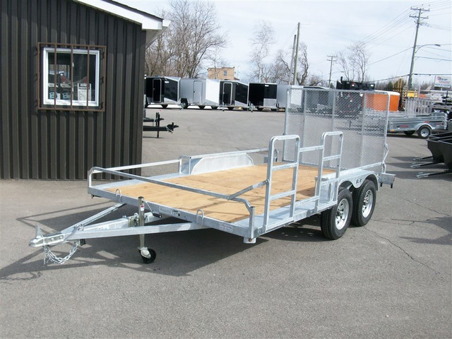  2024 K-Trail VTT Twin 144 x 89 2 essieux argo 4 roues moto side in Travel Trailers & Campers in Laval / North Shore - Image 2