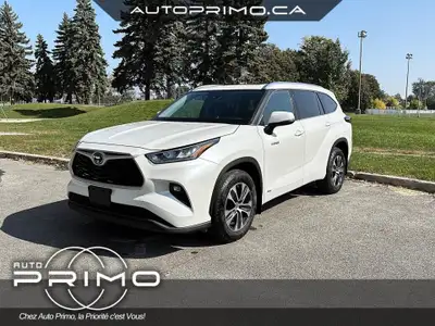 2021 Toyota Highlander Hybrid XLE AWD 8 Passagers Cuir Toit Ouvr