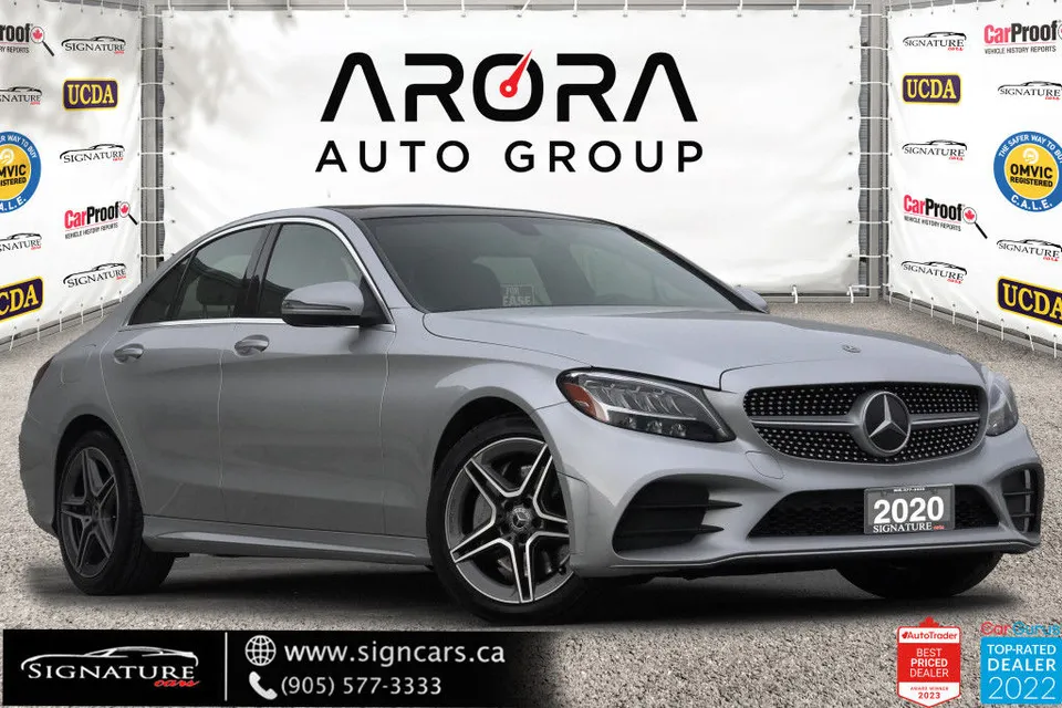 2020 Mercedes-Benz C-Class C 300/NO ACCIDENTS/AWD/NAVI/LEATHER/M