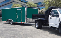 Miska Green Pro 8.5'x20' Enclosed Landscape Trailer