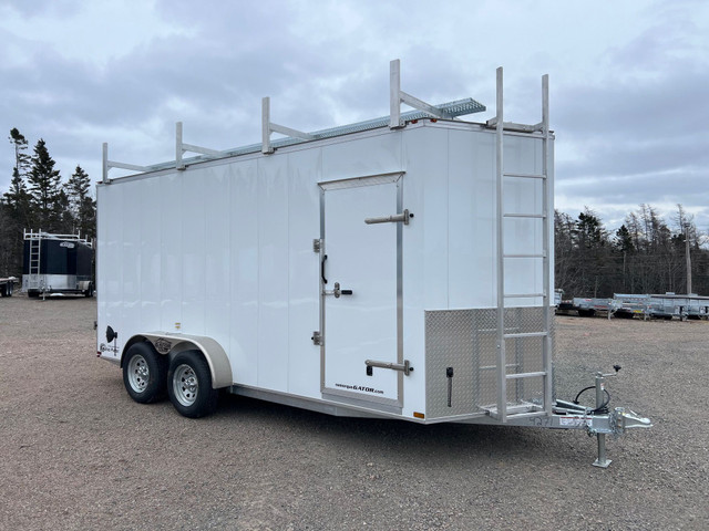 2024 Gator 7 x 16  Contractor enclosed cargo trailer in Cargo & Utility Trailers in Cape Breton