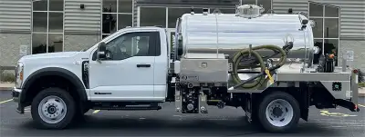 NEW 2024 FORD F600 4X4 VACUUM SEPTIC TRUCK FORD POWERSTROKE 6.7L B20 330 HP Turbo Diesel Engine, 10...