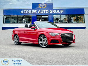 2018 Audi A3 Cabriolet|S Line Technik|Quattro AWD|Fully Loaded