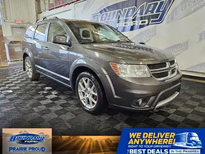  2016 Dodge Journey R-T AWD | Heated Leather | OverHead DVD | Na