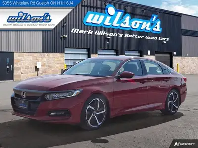 Come see this certified 2018 Honda Accord Sedan Sport | Sunroof | AutoCanada Certified |Remote Start...