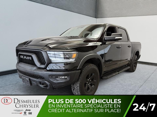 2022 Ram 1500 Rebel Crew Cab 5,7Hemi Cuir Camera Marchepieds in Cars & Trucks in Laval / North Shore