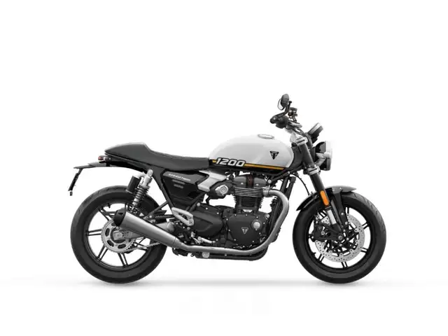 2025 Triumph Speed Twin 1200 // Crystal White/Sapphire Black in Dirt Bikes & Motocross in Winnipeg - Image 15