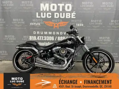 Harley-Davidson FXSB Breakout Moteur 117 2015 38 138 KM MOTO CANADIENNE moteur neuf installer chez C...