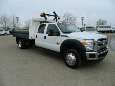 2011 FORD F550 XLT 4x4 6.7L POWER STROKE DIESEL /11.5 FT DUMP BOX ONLY 122 842 KMS (Inquiry about le...