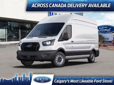 This brand new OXFORD WHITE 2025 FORD TRANSIT 350 HR CARGO is powered by a 3.5L V6 ECOBOOST ENGINE T...