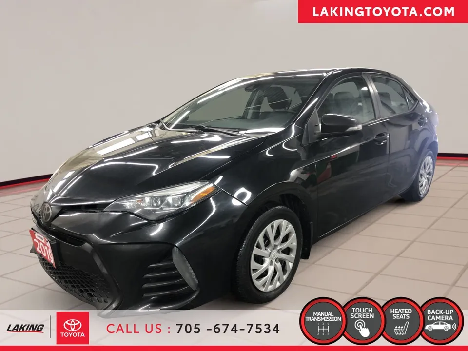 2019 Toyota Corolla CE MANUAL TRANSMISSION This Corolla is fun t