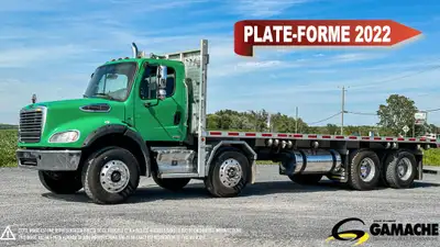 Heavy truck - # STOCK: C-35223 2011 FREIGHTLINER M2 112 CAMION PLATE FORME 2011 FREIGHTLINER M2 112...