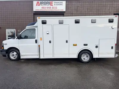2019 Chevrolet Express 4500 Ambulance 6.0L V8 Gas RWD DRW Automatic Transmission 327,221 KM Power Wi...