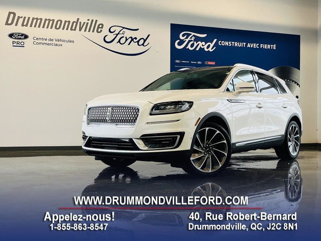 LINCOLN - NAUTILUS - RESERVE/ULTRA - AWD - 2020 - CUIR/TOIT/GPS/ in Cars & Trucks in Drummondville