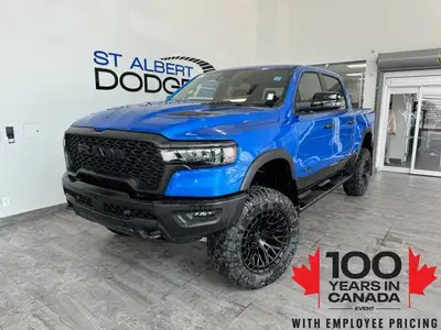 DUAL-PANE PANORAMIC SUNROOF, REBEL LEVEL 2 EQUIPMENT GROUP, G/T PACKAGE, HYDRO BLUE PEARL, 19-SPEAKE...