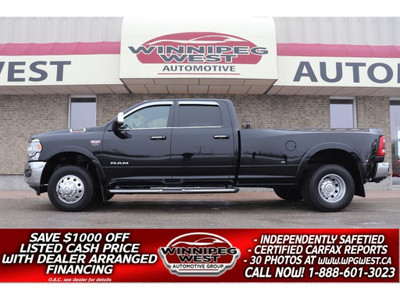  2020 Ram 3500 LARAMIE DUALLY 4x4, LOADED, LOW KMS, AS NEW!