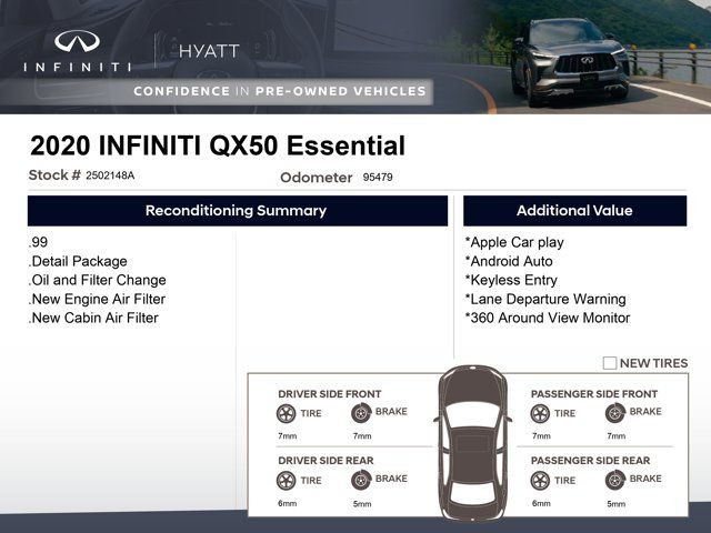 2020 INFINITI QX50 Essential |One Owner|No Accident in Cars & Trucks in Calgary - Image 2