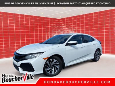 2017 Honda Civic Hatchback LX TURBO! AUTOMATIQUE, CARPLAY ET AND