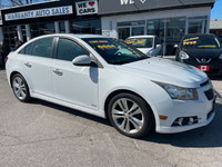 ..CHEVROLET CRUZE LTZ RS BT PARK ASSIST ALLOYS SUNROOF HEAT LEATHER…..PERFECT. ……….....WE INCLUDE EV... (image 1)