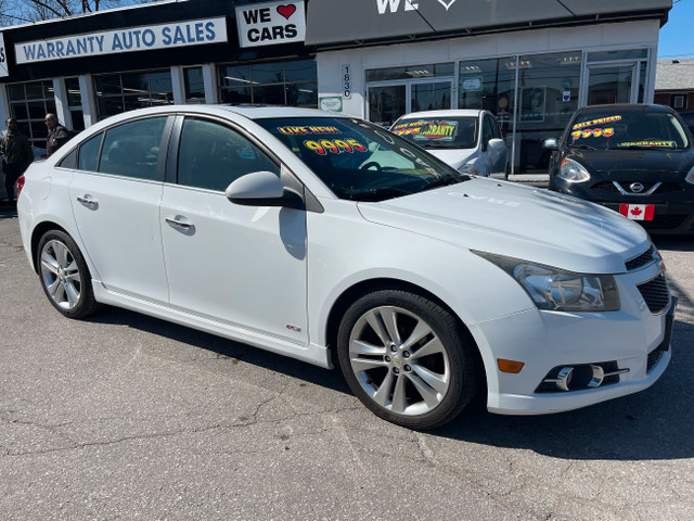 2011 Chevrolet Cruze LTZ RS BT HEAT LEATHER PARK ASSIST SUNROOF  in Cars & Trucks in City of Toronto - Image 2