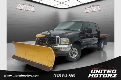 2003 Ford Super Duty F350 Crew-Cab 4WD Automatic:~ PLOW TRUCK FLATBED CAB Automatic transmission Car...