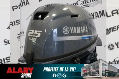 Ce moteur hors-bord YAMAHA F25LWHC 2025 est disponible DÈS MAINTENANT! Contactez-nous au 450-420-270...